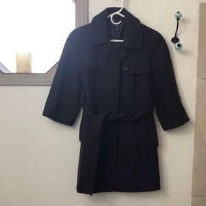 Purple pea coat
